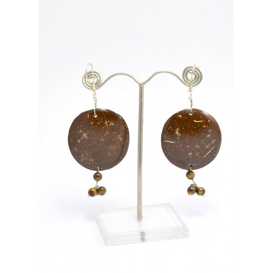 Coconut Shell Earring 