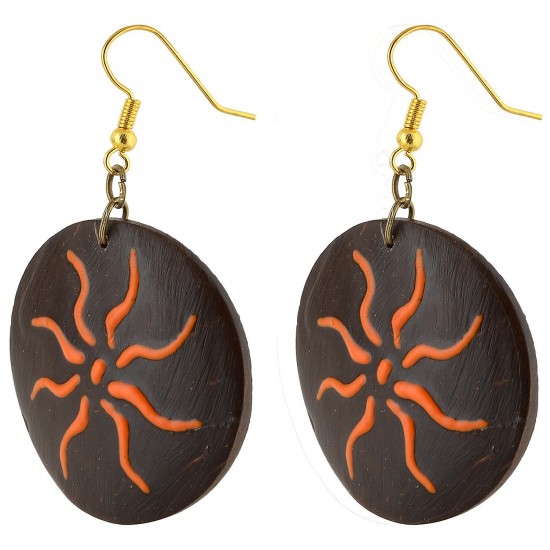 Coconut Shell Earring 