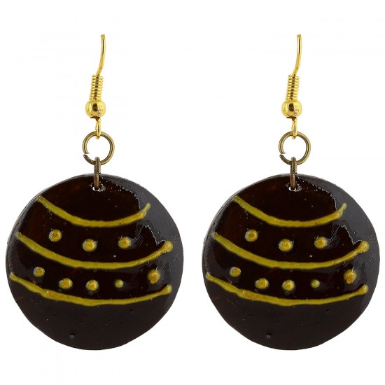 Coconut Shell Earring 